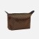 Lightning cosmetic bag, dark brown color