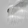 Suspended Bogate’s Allure 485/10, E14, 10x60W, 1200x170 mm, chromium color