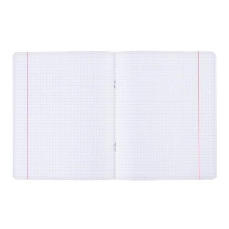 Notebook 18 sheets, in a cage, "flamingo", embossing, cover covering cardboard, 5 designs in the block-1