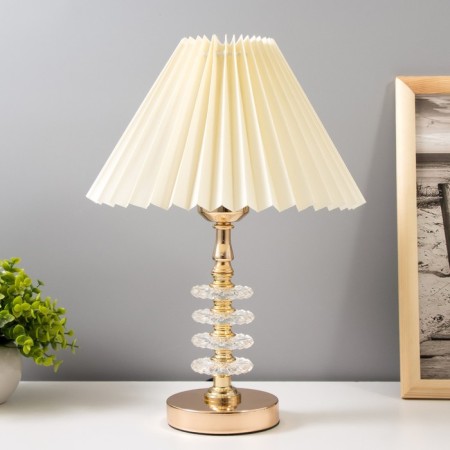 Board lamp "Michelle" E27 40W gold 22x22x40 cm Risalux