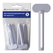 A set of keys for squeezing paint, 6 pcs, ZHK 