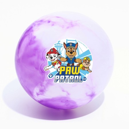 Children's ball PAW PATROL, 22 cm, 60 g, marble, mix-3
