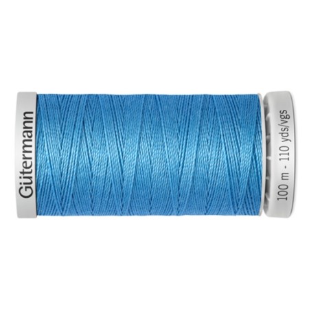 Thread Extra Strong M 782 Super-Turn, 100 m, 724033 (197 azure-blue)