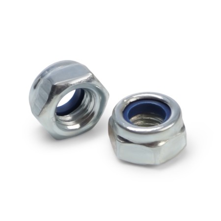 Gaika Stroybat, with a locking ring, Din985, galvanized, M6, 14 pcs-2
