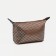 Lightning cosmetic bag, brown color