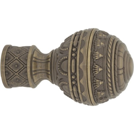 Ethno tip, d = 20 cm, color gold