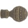 Ethno tip, d = 20 cm, color gold