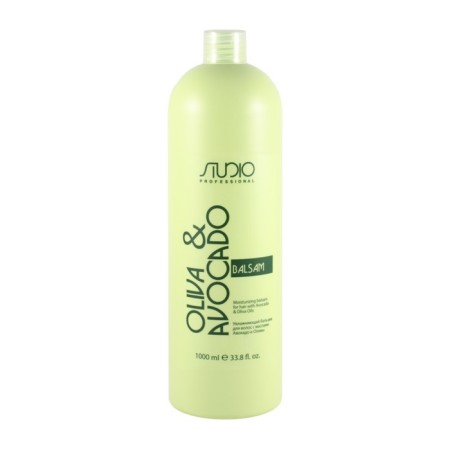 Moisturizing balm Studio Professional, for hair with avocado and olive oils, 1000 ml