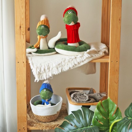 New Year! Soft toy "Semey Syoma", in a blue hat, 20 cm-10