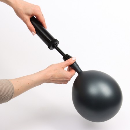Manual pump for SHDM, 23 cm, black-3