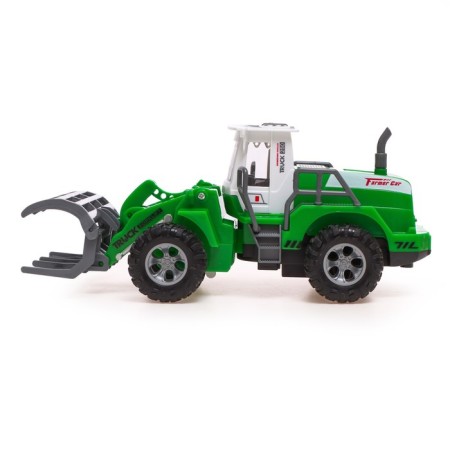 The inertial “loader” tractor, light effects, movable parts, green color-1