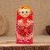 Nestia "Nadia", red-pink dress, 5 doll, 19 cm