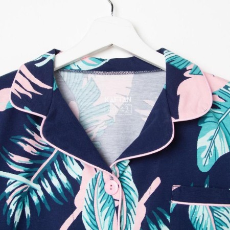 Пижама женская (рубашка и брюки) KAFTAN "Tropical dream" р. 52-54-6