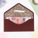Money envelope "Universal" leaves, software, embossing, 19 x 9 cm