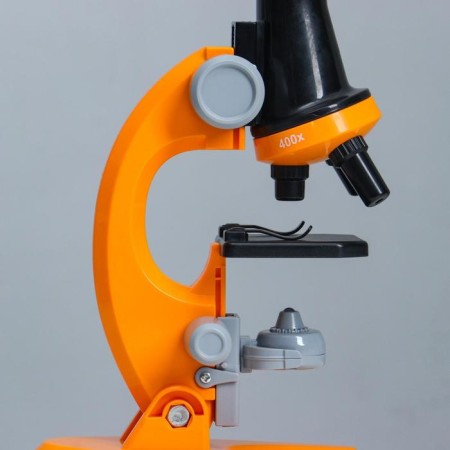 Microscope "Young Botanik" Frendering to x1200, orange, backlight-5