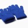 Female gloves, blue color, size 18