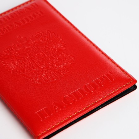 Cover for passport, red color-3