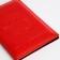Cover for passport, red color