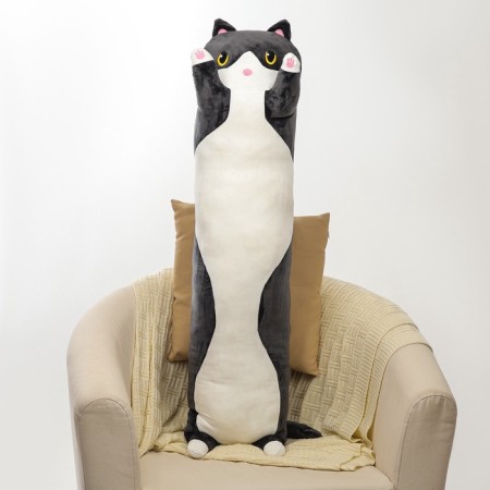 Skill of a soft toy "cat", 110 cm, black color-1