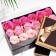 Soap roses, colored shades, set of 18 pcs.