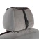 Nova Bright seats, with a headrest, dark vocal, 132 x 52 cm