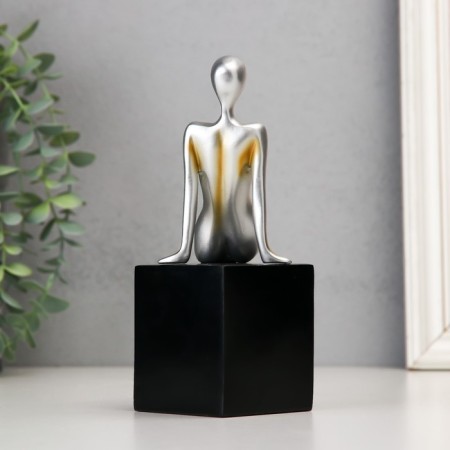 Book holder "Girl in Cuba" silver 12x11.5x18 cm-5