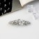 Hair hairpin "Florence" chamomile, 7 cm, silver