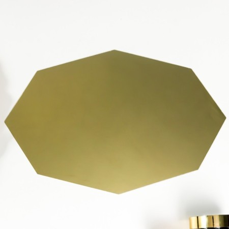 Stick plastic mirror "polyhedron" mix 30x20 cm-2