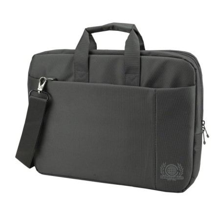 Business bag, lightning department, external pocket, gray color-1