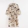 Women's bathrobe Ethel "Gchay" sleeve 3/4, size 46-48, waffle 200g/m2, 100% cotton