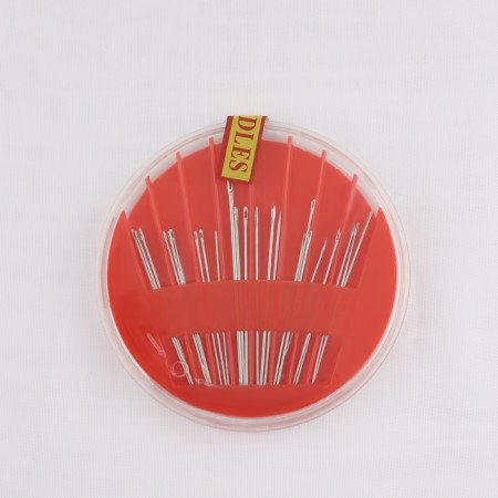 Sewing needles in a plastic box, 24 pcs, color mix-2