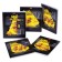 Notebook 48 sheets Cell "Orange Gang", cover coated cardboard, selective matte varnish, unit 65 g/m2, 5v mix