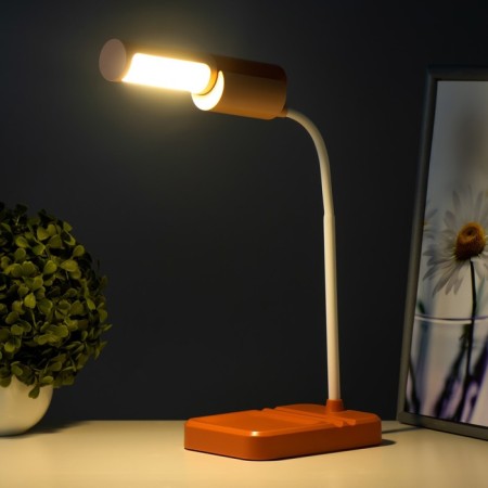 Lancer table lamp LED 3.5W USB AKB Red-pink 11x15x45 cm Risalux-4