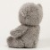 Soft toy "Bear" with a bow, 24 cm, gray color