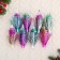 Decoration New Year's foil "suspension" mix