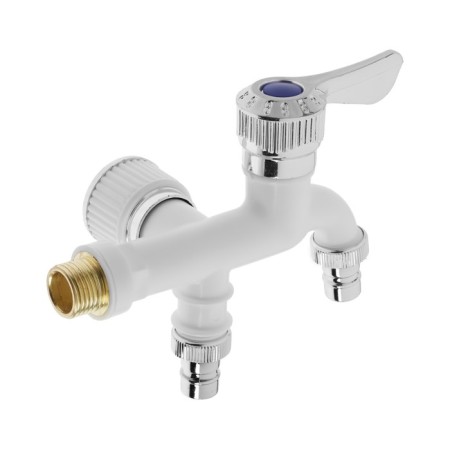 Water Cathedral Zein, 1/2, Double, White, Chrome-1