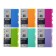 Notepad on the crest A6, 100 sheets, line, plastic cover, with neon divisors, mix