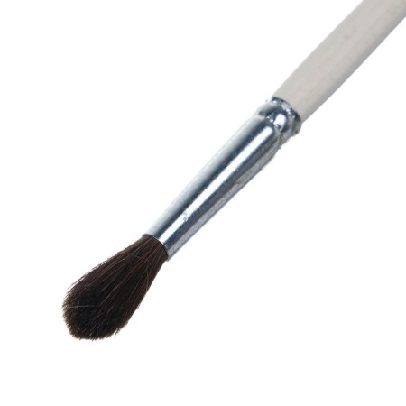 Round brush No. 4 (clip diameter 4 mm; hair length 18 mm), wooden handle, calligrata-4