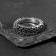 The ring "tentacles", the color of black silver, dimensionless