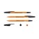 Ballic handle Erich Krause R-301 Orange Stick, node 0.7 mm, black ink, letter line 2000 meters, barcode on the handle