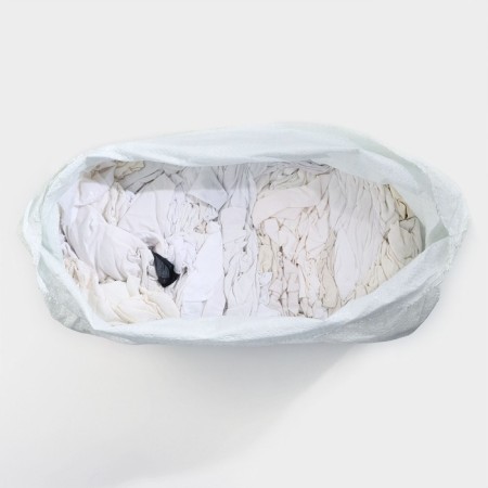 Rags, white knitwear, 10 kg-1