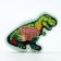 Dino bath bomb, 130 g, apple aroma, pure happiness