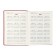 Dated 2025 diary, Escalada, A6+ 176 sheets, soft cover, artificial leather, pancake embossing, tinted block 70 g/m2, burgundy