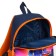 Baby backpack on lightning, blue color