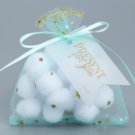 Gift bag from tulle "pistachi", 10 x 12 cm +/- 1.5 cm-2