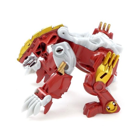 The Dinobot robot is transformed, 5 types, gathered in 1 robot-5