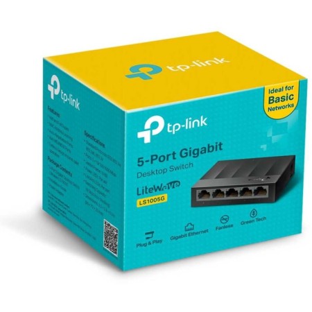 TP-Link LS1005G switch, unmanaged, 5x10/100/1000base-T-4