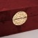 Casket Textile "core" burgundy 12x25x7.8 cm