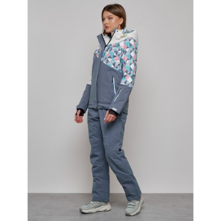 Ski suit female, size 48, white color-1