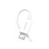 Кабель Baseus, Lightning- USB, 2.4 A, 1 м, белый